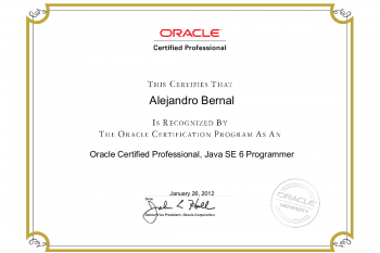 Oracle : JAVA SE 6